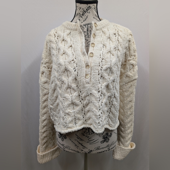 Free People Polly Cable-knit - Picture 3 of 5